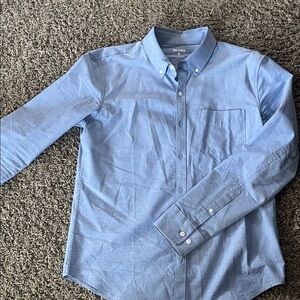 Stylish Light Blue Casual Button-Down Shirt